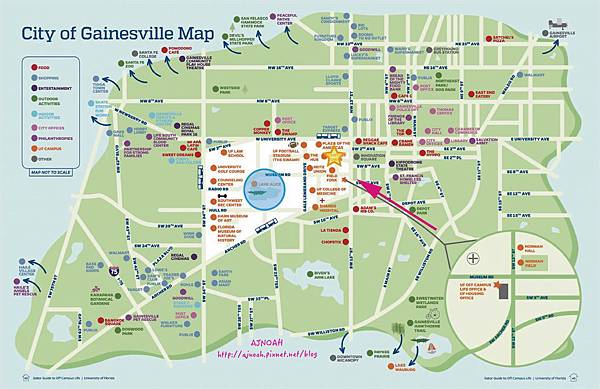 university of florida map