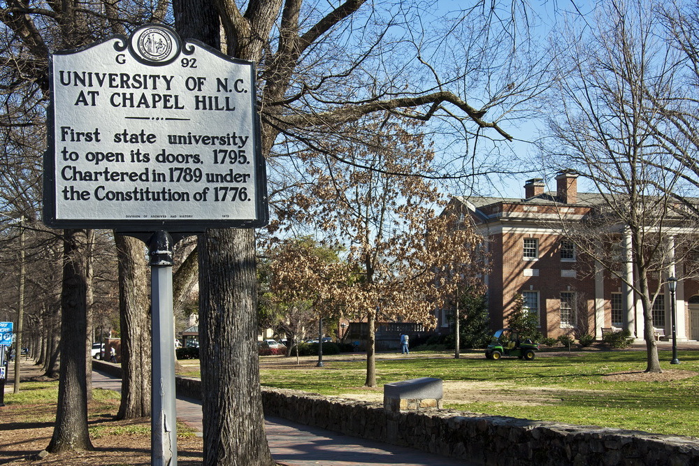 UNC- Chapel Hill北卡羅來納州大學教堂山分校 – 歷史悠久的公立大學