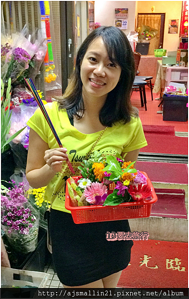 In要去旅行 台北中山區 四面佛 捷運松江南京站 初拜四面佛買花推薦 花鮮子花坊 欣傳媒