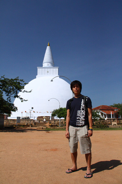 我在 Anuradhapura, Sri Lanka