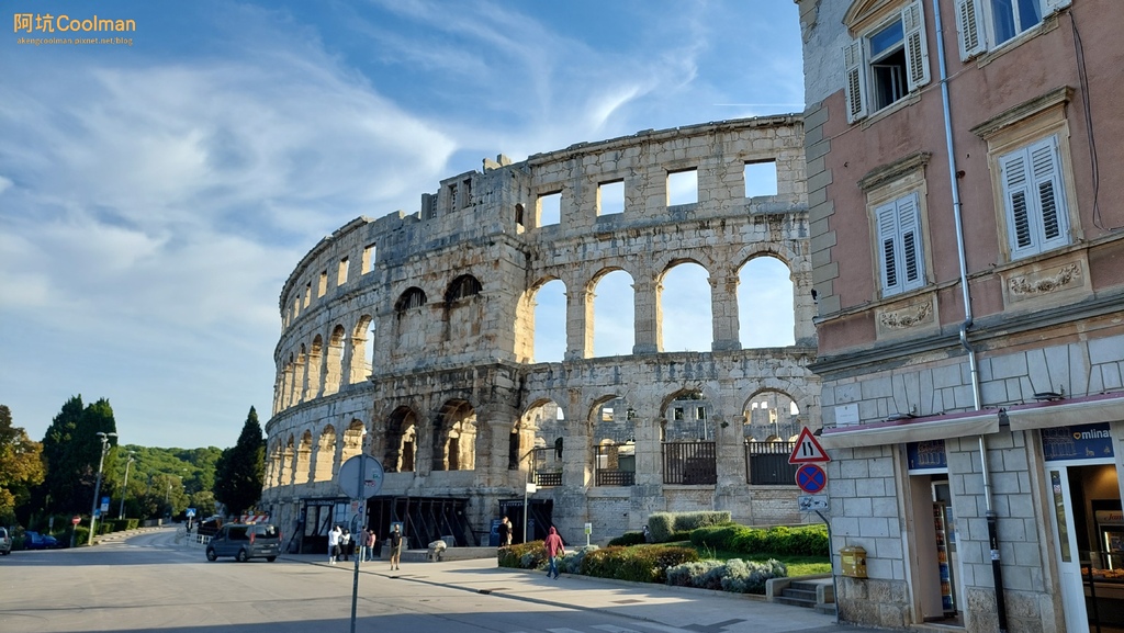 克羅埃西亞-普拉-羅馬競技場-歷史古蹟-大太陽-Pula Arena