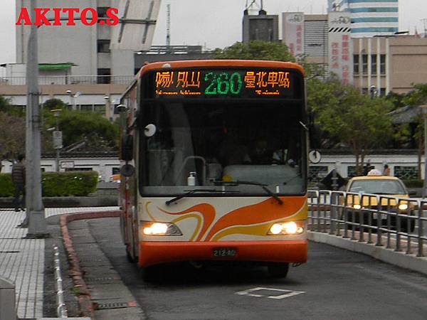 281路支援  260路區間車  212-AD