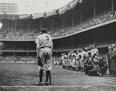 Ruth appeared in Yankee Stadium 