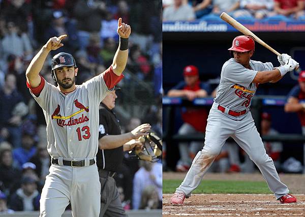 Matt Carpenter and Jon Jay