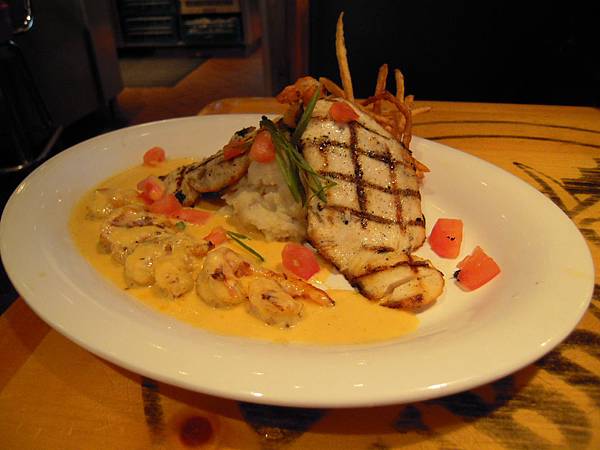 普普的"Bourbon street Mahi Mahi"-$18.49