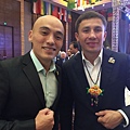 與世界拳王 Gennady Golovkin 合照