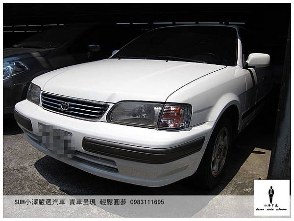 [SUM小澤嚴選]2000年TOYOTA TERCEL1.3 白色 省油省税內外超美 無事故女用車 車況最美的代步車