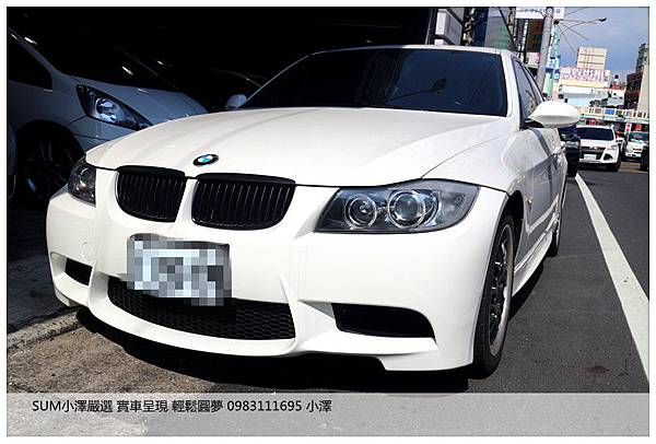 [SUM小澤嚴選]2005年BMW325白色 車況極優 輪圈卡鉗雙出尾管精品改裝 雙認證車款 可全額貸超額貸