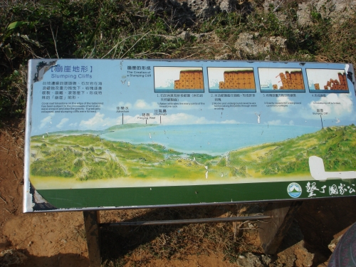 龍磐崩崖解說牌 龍磐崩崖解說牌