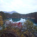 就是這樣的景色，讓五色沼被譽為日本的九寨溝