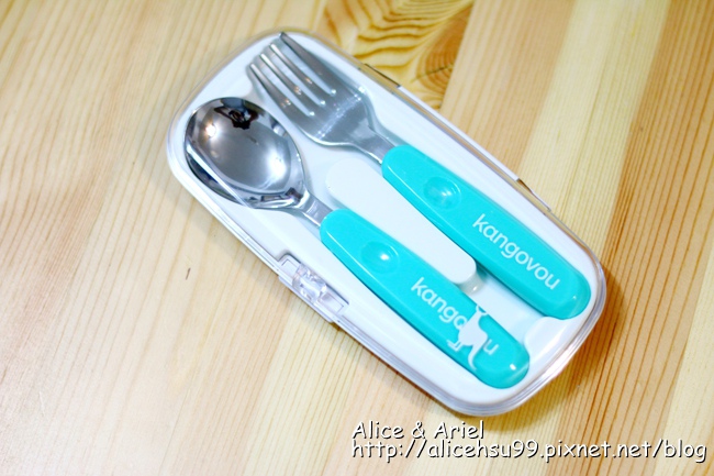 美國Kangovou 小袋鼠不鏽鋼湯叉組 美國Kangovou 小袋鼠不鏽鋼湯叉組