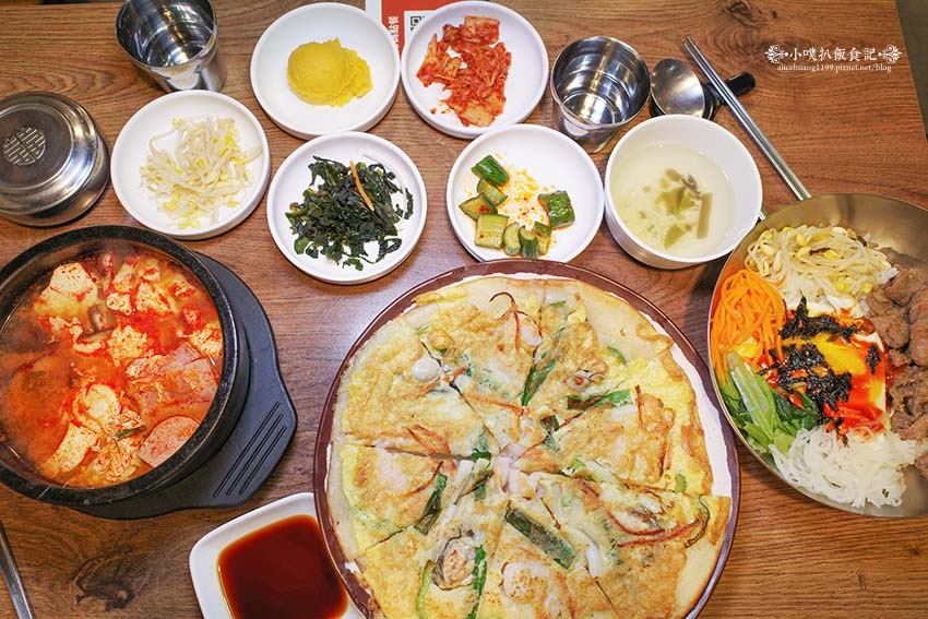 【中和美食】『金花子韓式料理 永安市場店』近永安市場站/平價