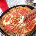 Chicago style pizza