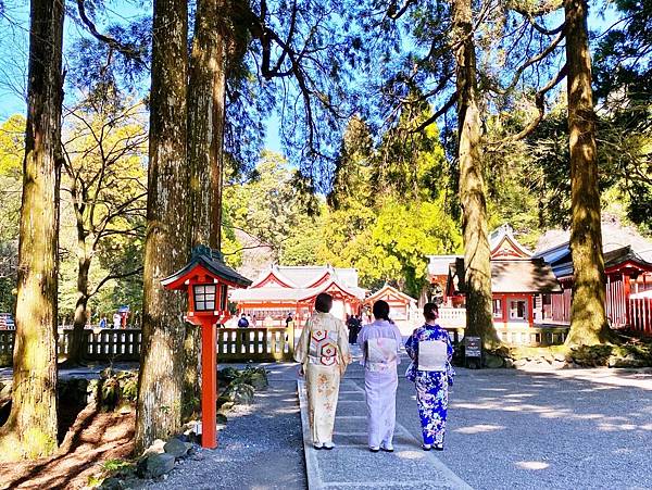 【鹿兒島 | 霧島神宮、神話之里公園】森林裡穿和服，參拜南九