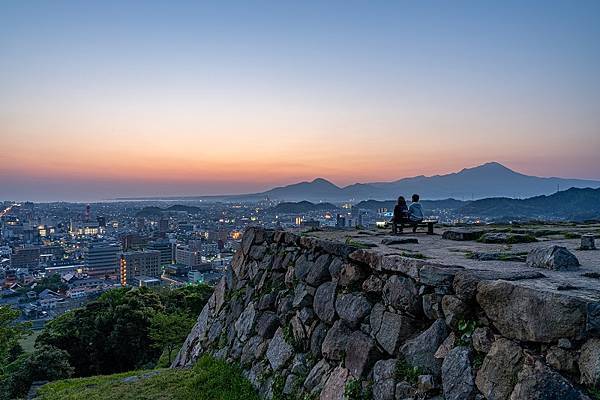 米子城-夕陽