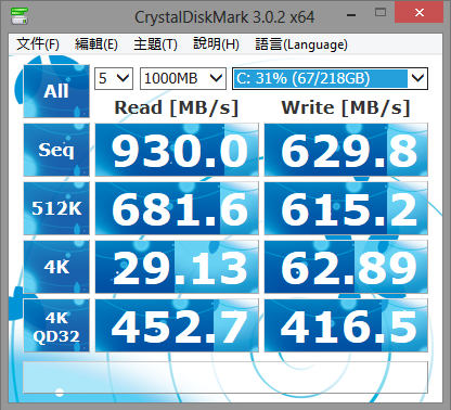 CrystalDiskMark 3.0.2 x64