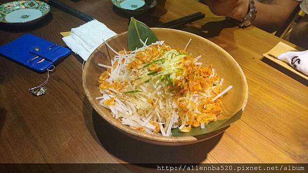 清酒日本料理餐廳@忠孝敦化美食Senn先酒肴-豪邁一大碗的大根沙拉好配酒008