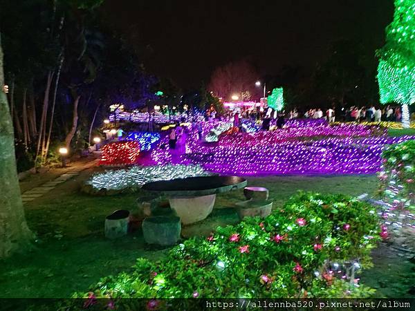 高雄佛光山燈會_厲害的花卉+厲害的燈