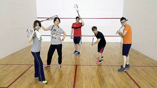 中和運動中心打壁球1 中和運動中心打壁球1