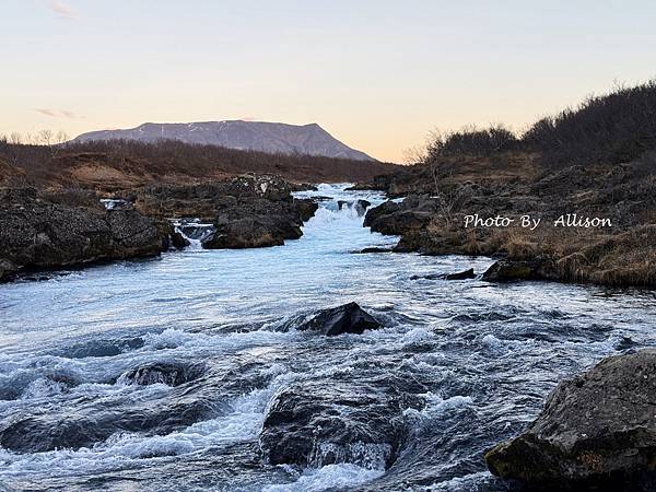 －＞冰島Bruarfoss 藍寶石瀑布....夢幻蒂芬尼藍…