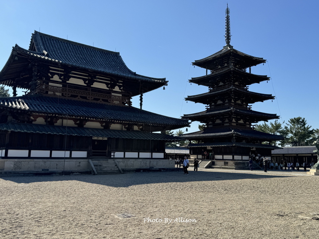 －＞奈良  法隆寺 +中宮寺 +法起寺 (法隆寺篇 )