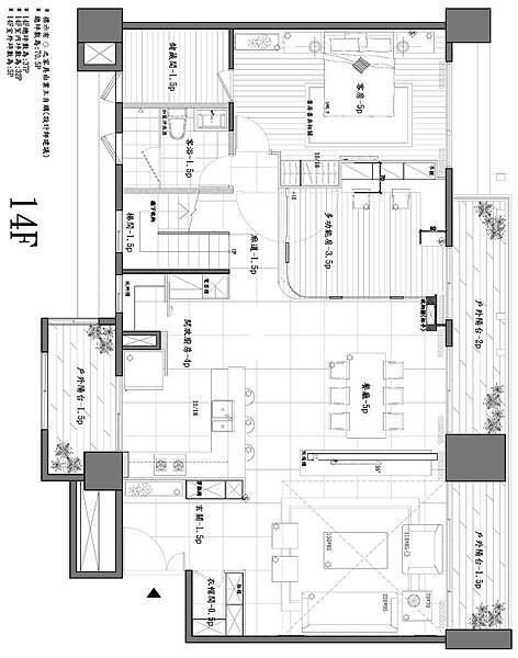 心六藝平面圖三100-10-19-01.平配-14樓
