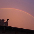 傍晚的彩虹