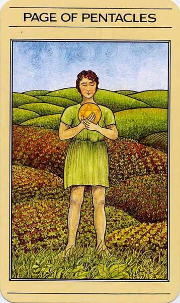 Pentacles-Page