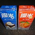 陽光椰子味荳奶375ML、陽光橙汁375ML-第1張.JPG