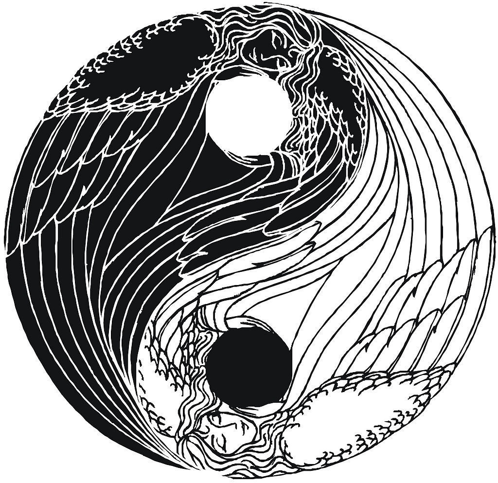 торт инь янь. куры инь янь. символ дао. инь янь объемный. куры инь янь.