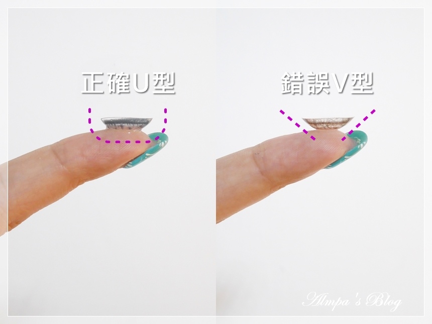 隐眼挑选后正确配戴