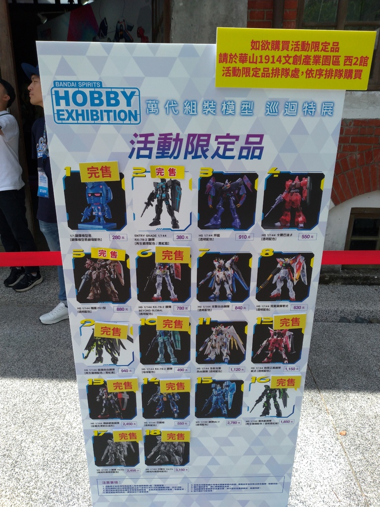 ★ 2025萬代組裝模型巡迴特展台北場 之 早買早享受晚買加