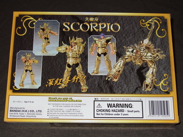 聖衣大系天蠍座黃金聖鬥士Scorpio Milo3784.JPG