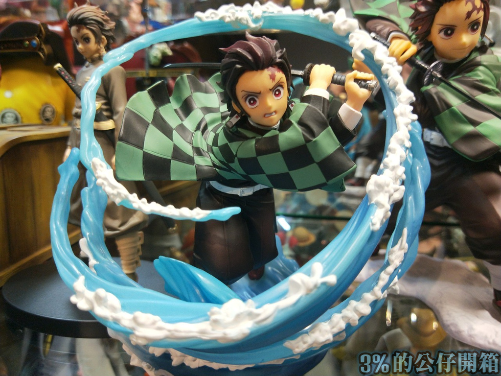 開箱 Zero 水之呼吸竈門炭治郎 萬代tamashii 鬼滅公仔總整理 3 的公仔開箱 痞客邦