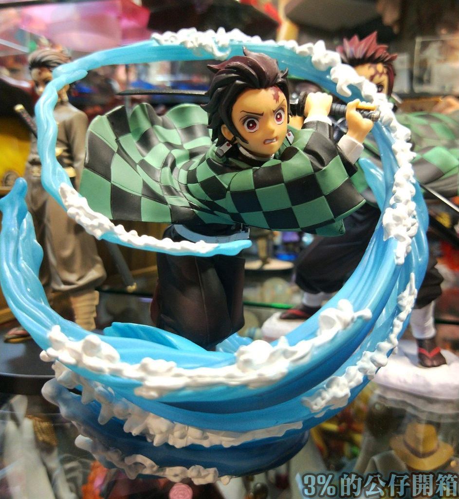 開箱 Zero 水之呼吸竈門炭治郎 萬代tamashii 鬼滅公仔總整理 3 的公仔開箱 痞客邦