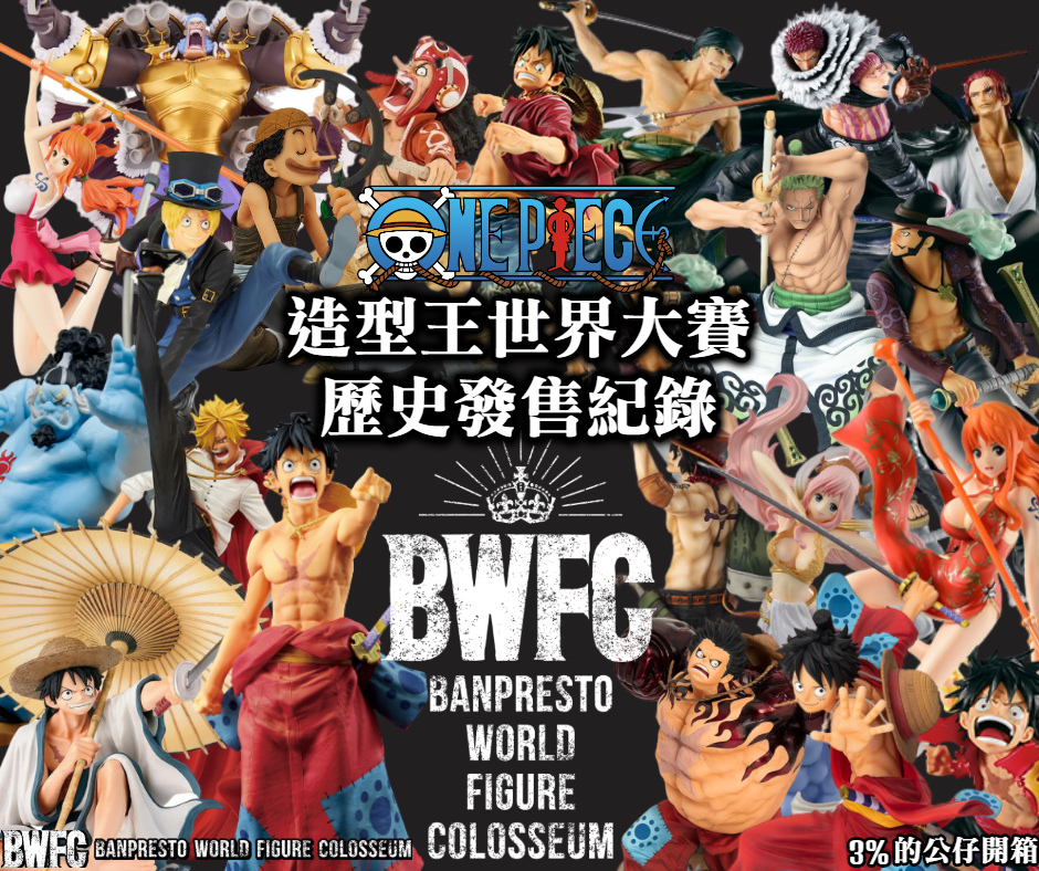 資訊 海賊王航海王bwfc 造型王頂上決戰介紹歷史發售紀錄 歷屆優勝總整理 3 的公仔開箱 痞客邦