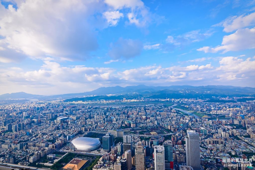 【台北101】踏上SKYLINE天際線，位在101樓的戶外觀