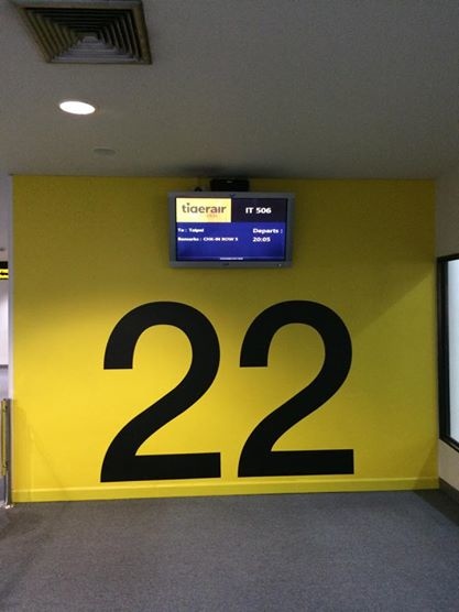 廊曼機場22號登機門