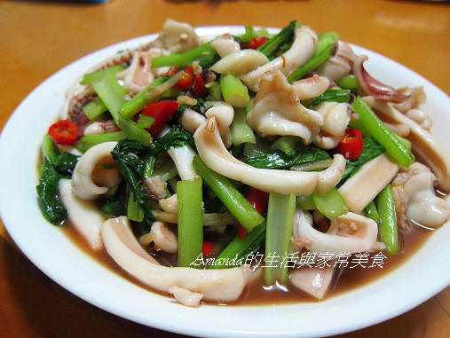 蠔油炒軟絲 Amanda生活美食料理