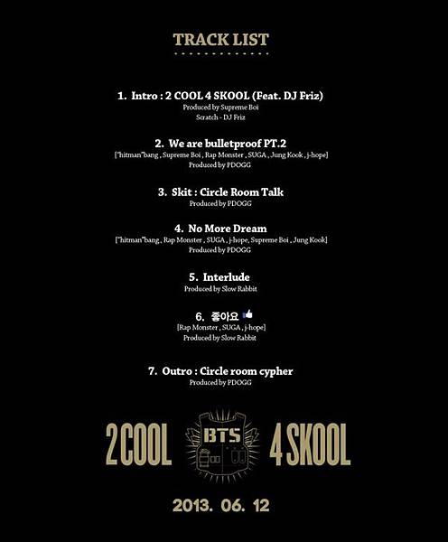 BTS_2-COOL-4-SKOOL-track-list