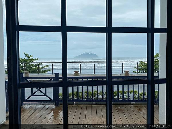 ｜住宿-宜蘭縣頭城鎮｜夏朵沙灘度假會館｜藍白相間地中海風情民