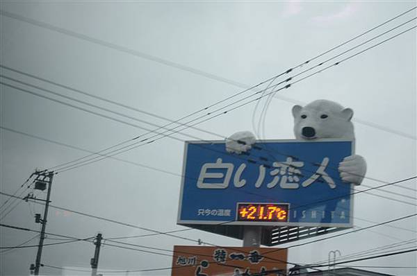 陰天下了點雨的旭川