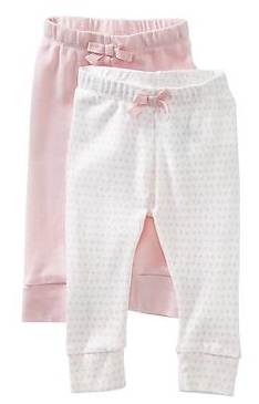 Little Bundles Pant 2-Packs for Baby-Girl Multi