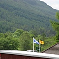 蘇格蘭國旗和帥氣紅獅子(在蘇格蘭完全沒看到英國國旗)