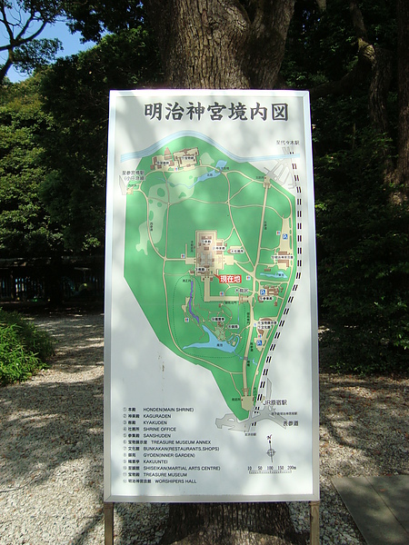 明治神宮地圖