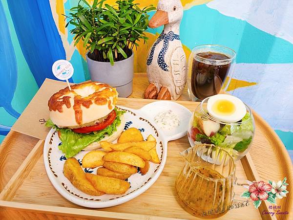 Summer Box 夏天的盒子@島嶼風用餐空間 早午餐分量