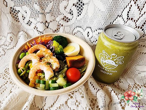 旭牧沙拉-東興店@輕盈無負擔健康餐 綠拿鐵香醇部會有草腥味