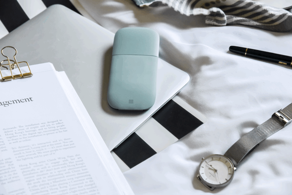 【3C】全新三色美麗輕巧時尚帶著走，微軟 Arc 滑鼠 Mi