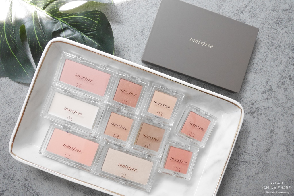 彩妝|innisfree『My Palette』一盤搞定!12色試色大公開♡兩種彩妝示範:)