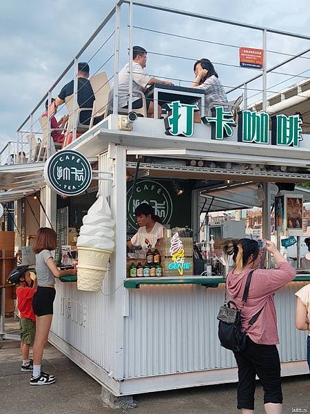 【旅食.台北】絕佳河岸景色大稻埕「河畔貨櫃市集」露天酒吧